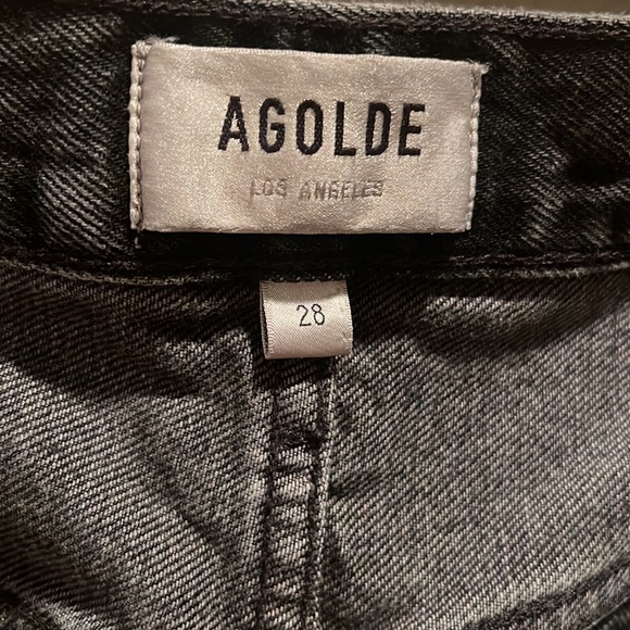 Agolde Black Cooper Cargo Jeans - Picture 4 of 6